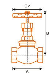 Screwed Globe Valve